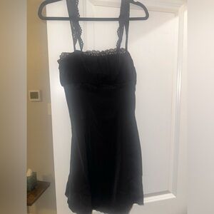 White Fox Boutique Black Lace Chemise